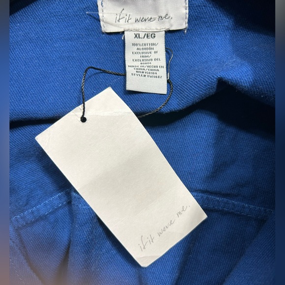 IF IT WERE ME snap front oversized trucker layering utility jacket coat NWT - Picture 7 of 8